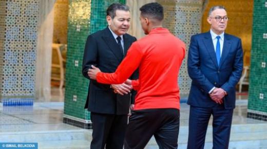 بتعليمات سامية من جلالة الملك، صاحب السمو الملكي الأمير مولاي رشيد يستقبل أعضاء المنتخب الوطني لكرة القدم الذي بلغ المباراة النهائية لكأس أمم إفريقيا المغرب- 2025
