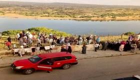 العثور على جثة رجل طافية فوق سطح إحدى البرك المائية