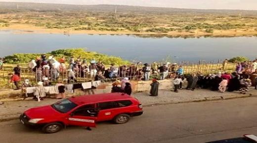 العثور على جثة رجل طافية فوق سطح إحدى البرك المائية