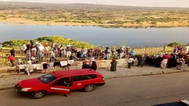 العثور على جثة رجل طافية فوق سطح إحدى البرك المائية