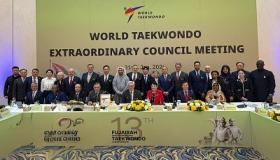 إدريس الهلالي يشارك في الاجتماع الاستثنائي لمجلس الاتحاد الدولي للتايكوندو بإمارة الفجيرة بالإمارات العربية المتحدة :