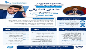 القيادة الجهوية لحزب التجمع الوطني للأحرار تزكي الإطار الشاب عثمان الشرقي وصيفاً للائحة الحزب في الانتخابات التشريعية بإقليم آسفي