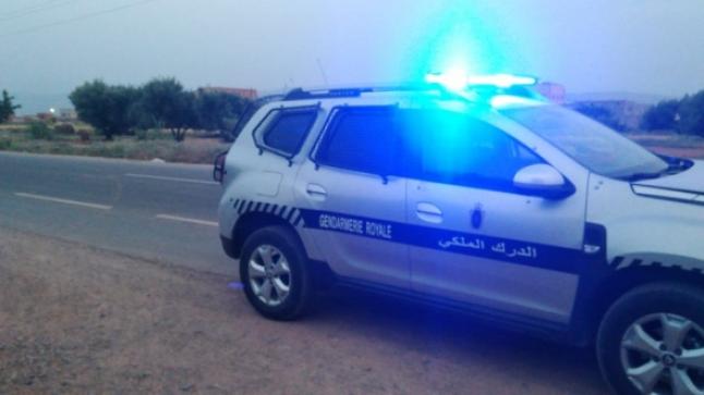 الدرك الملكي بعين العودة يوقف شخصا مطلوبا للعدالة .