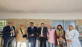 زيارة قضائية رفيعة لجمعية الفضاء التواصلي للتربية والثقافة والبيئة والتنمية بأسفي لتعزيز حماية النساء والأطفال ضحايا العنف .