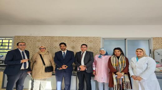 زيارة قضائية رفيعة لجمعية الفضاء التواصلي للتربية والثقافة والبيئة والتنمية بأسفي لتعزيز حماية النساء والأطفال ضحايا العنف .