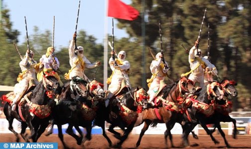 الجديدة..سربة المقدم أسامة العسري تفوز بالجولة الأولى للجائزة الكبرى لصاحب الجلالة الملك محمد السادس للتبوريدة