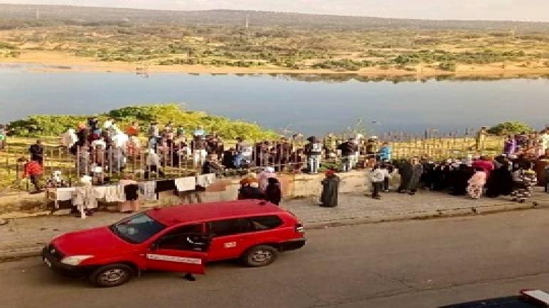 العثور على جثة رجل طافية فوق سطح إحدى البرك المائية