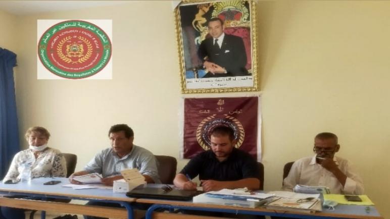 المنظمة المغربية للملكيين عبر العالم بآسفي تأسيس الفرع المحلي لبوكدرة و دار القائد سي عيسى