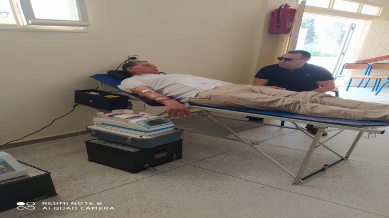حملة  للتبرع بالدم بدار الطالبة الجامعية سيدي بوزيد
