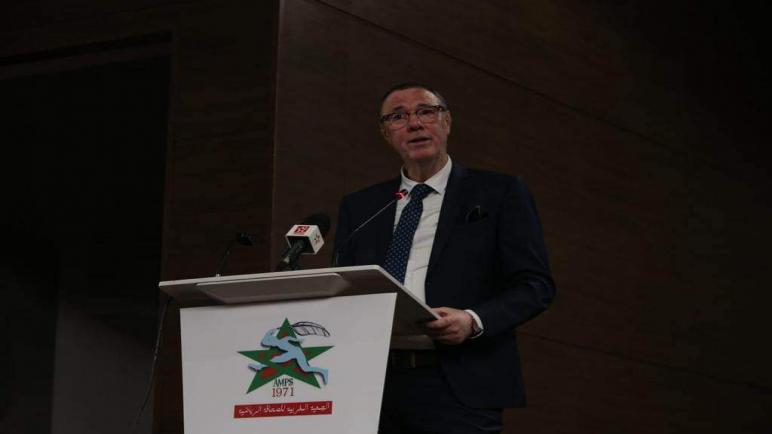 احتفالية كبيرة وإعادة انتخاب بدر الدين الإدريسي رئيسا للجمعية المغربية للصحافة الرياضية