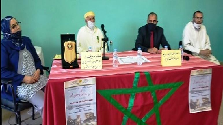 الثانوية الإعدادية ابن بطوطةبضواحي مراكش تخلدذكرى عيد الاستقلال المجيد‬
