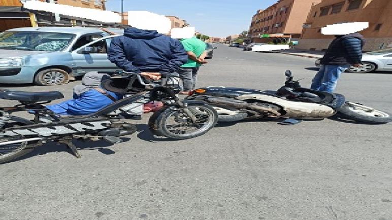 مراكش تهتز على وقع حادث سير خطير بشارع النخيل بالمحاميد