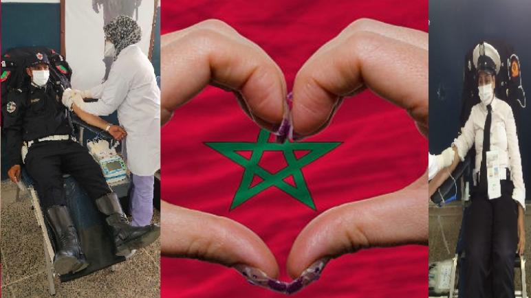 أمن أسفي يستجيب لنداء التبرع بالدم