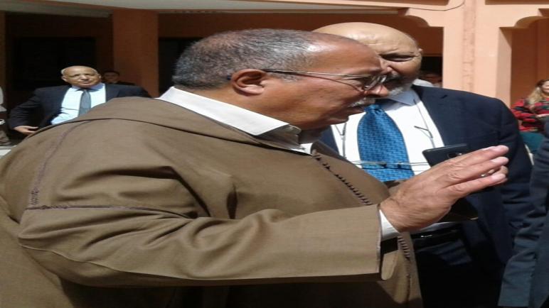 قرار تجريد السيد أحمد اخشيشن من العضوية في المكتب السياسي.