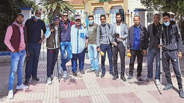 عون سلطة بجمعة اسحيم يعتدي على طاقم صحفي