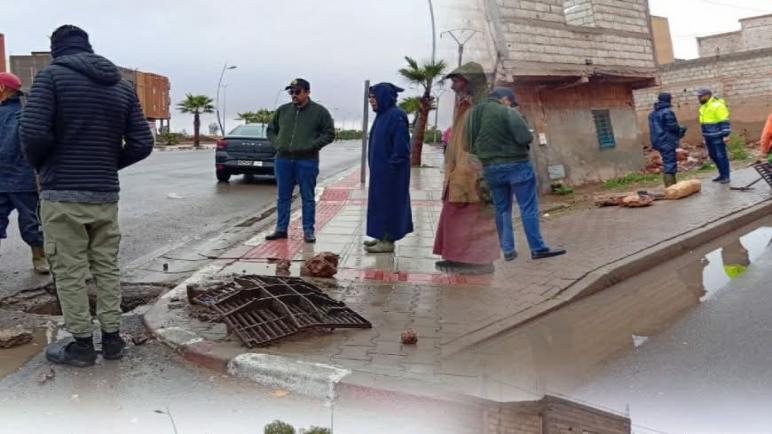 السلطات المحلية بالشماعية تتحرك استباقيًا لتأمين تصريف مياه الأمطار.