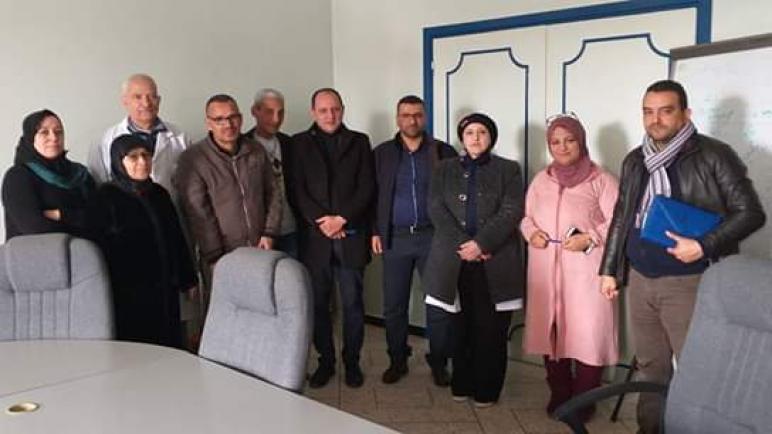 المكتب النقابي للصحة Odt في لقاء مع إدارة مستسفى محمد الخامس بأسفي.