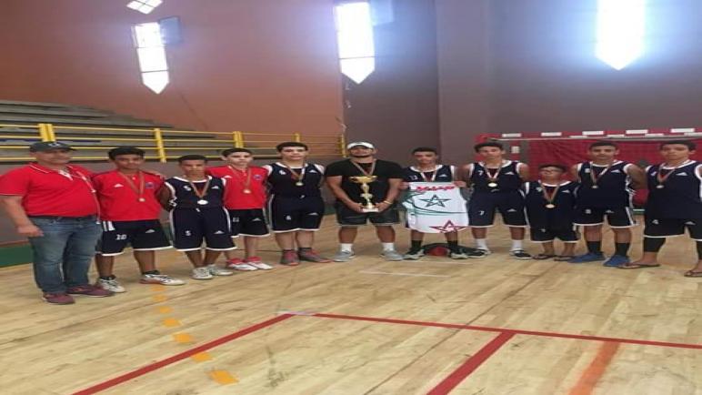 صغار أولمبيك اسفي لكرة السلة يفوزون ببطولة العصبة