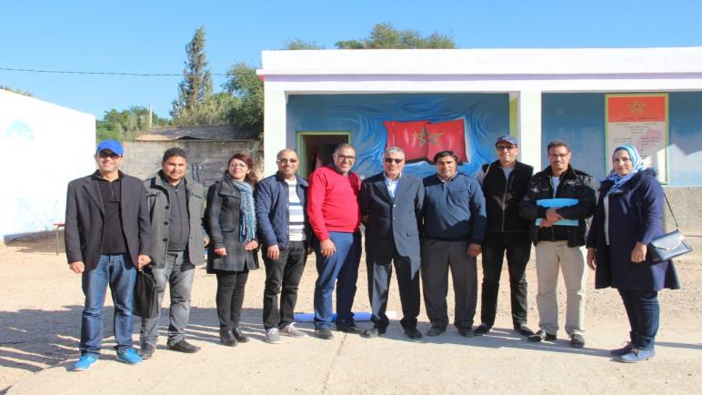 مدرسة سيدي بوزكري بمركز سميمو، المحطة الأولى للقافلة التكوينية الأولى في تقنيات المسرح المدرسي
