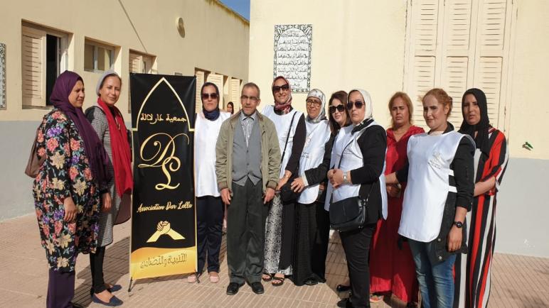 جمعية دار لالة للتنمية و التضامن في زيارة لدار المسنين باسفي