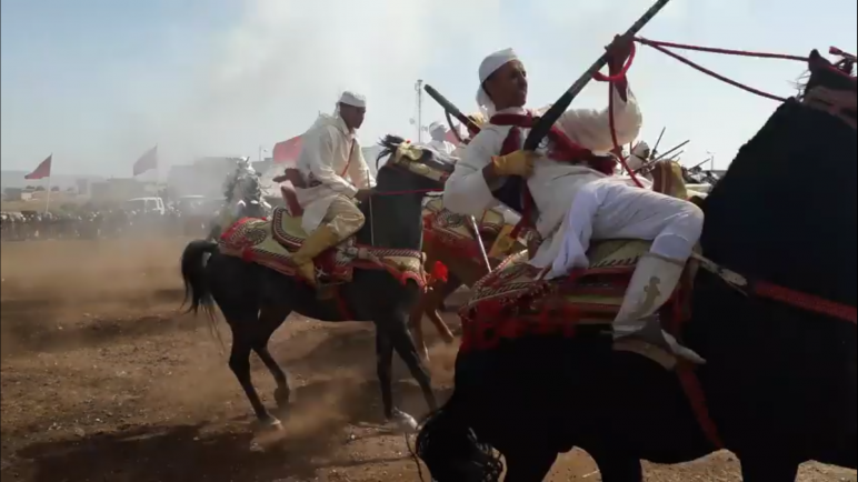 نجاح كبير لمهرجان فن التبوريدة بجماعة الغيات إقليم أسفي