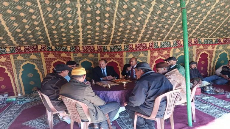 تصوير عمل سينمائي مغربي بغابة رأس العين تحت إشراف ومواكبة ميدانية.