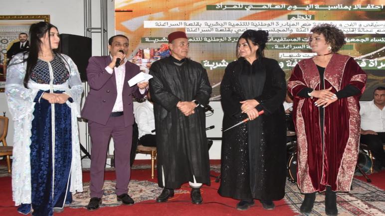 قلعة السراغنة : عامل الإقليم يشرف على حفل فني إحتفاء باليوم العالمي للمرأة بفضاء المربوح