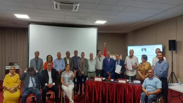 اللجنة الجهوية لحقوق الإنسان مراكش آسفي توقع شراكة مع هيئة المحامين.