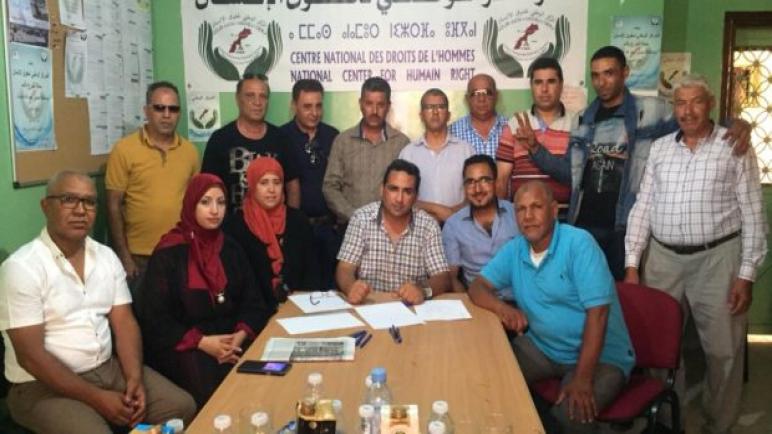المكتب الاقليمي بأسفي للمركز الوطني لحقوق الانسان بالمغرب يستنكر الاعتقال الذي تعرض له الحقوقي أحمد زهير.